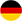 Rundes Bild der deutschen Flagge