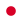 Rundes Bild der japanischen Flagge