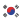 Rundes Bild der koreanischen Flagge